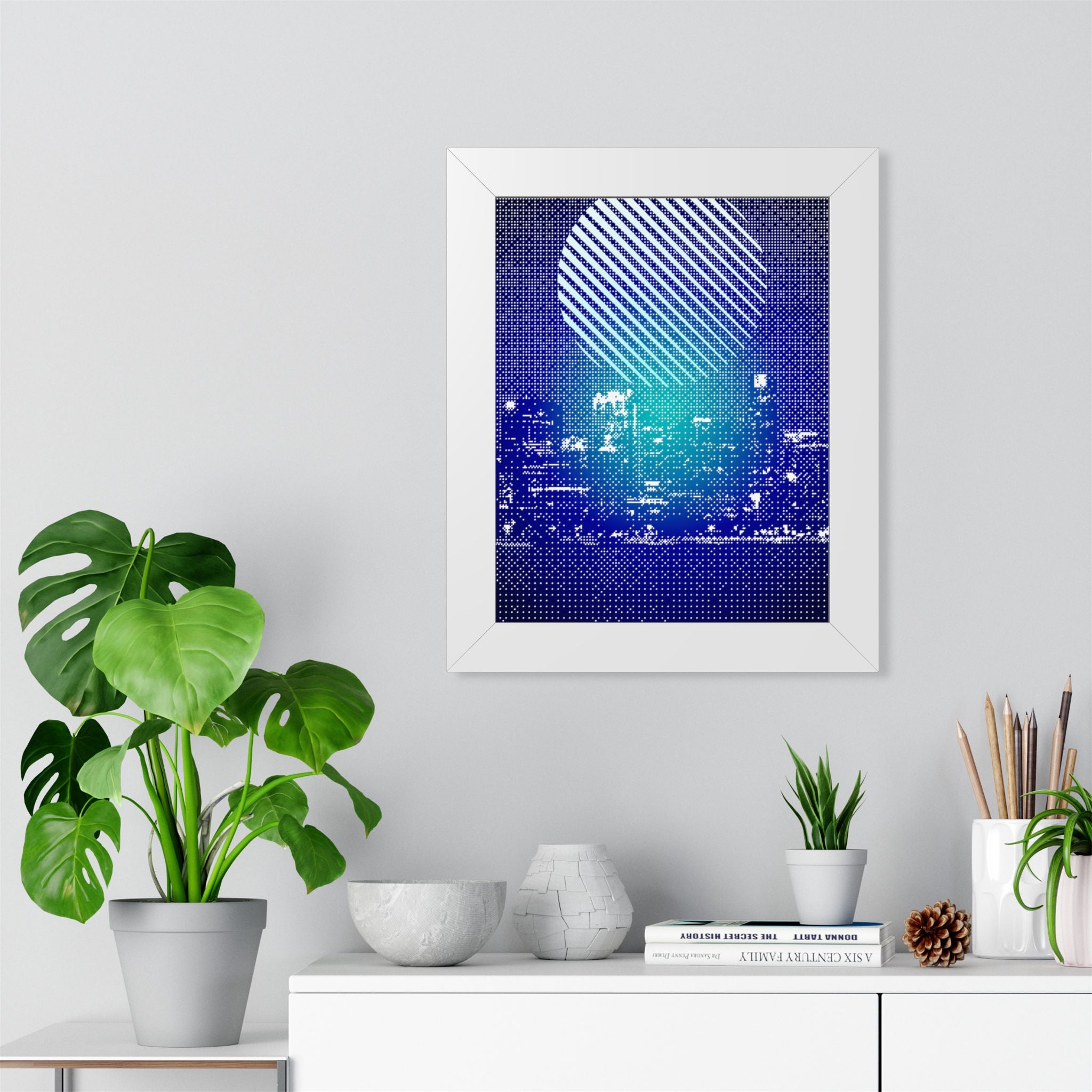 Chicago Cityscape Framed Poster - Skyline Wall Art