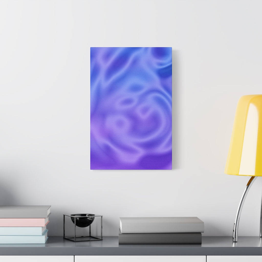 Liquid Metal Mist Pink Canvas Wall Art - Modern Textured Abstract Decor