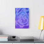 Liquid Metal Mist Pink Canvas Wall Art - Modern Textured Abstract Decor