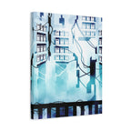 Memory Chamber Canvas Wall Art - Futuristic Sci-Fi Interior Decor