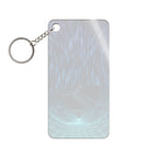 Cyber Wave Escape Keychain - Synthwave Acrylic Charm