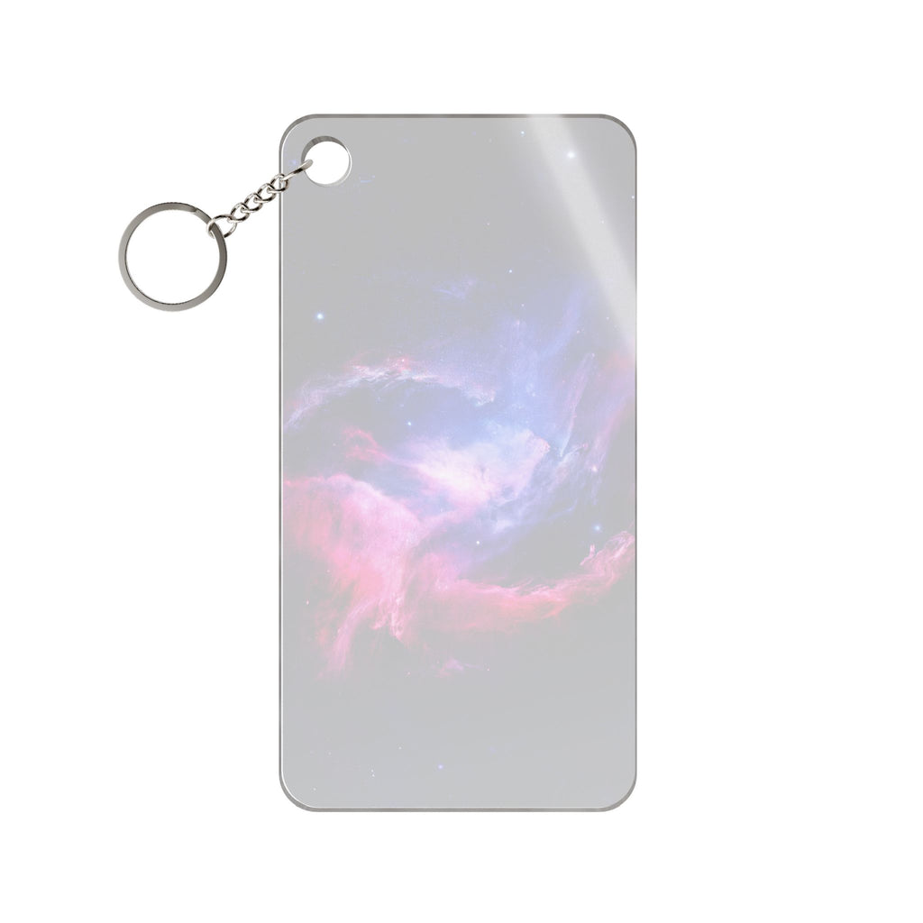 Light Nebula Keychain - Cosmic Cloud Acrylic Charm