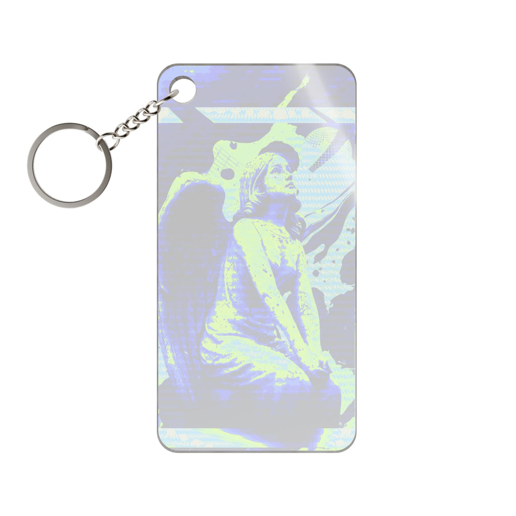 Stone Angel Vaporwave Acrylic Charm Keychain