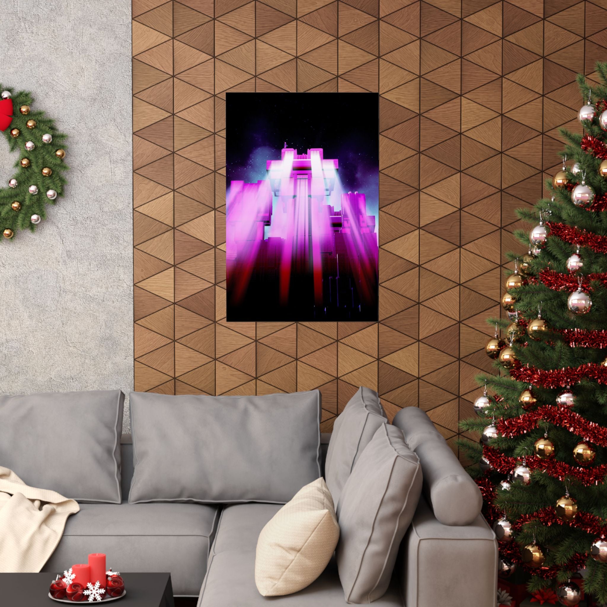 The City of Lights Matte Poster Print
