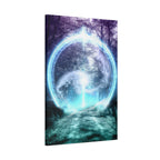 Lost Forest Magic Portal Canvas Wall Art - Mystical Fantasy Forest Decor