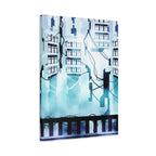 Memory Chamber Canvas Wall Art - Futuristic Sci-Fi Interior Decor