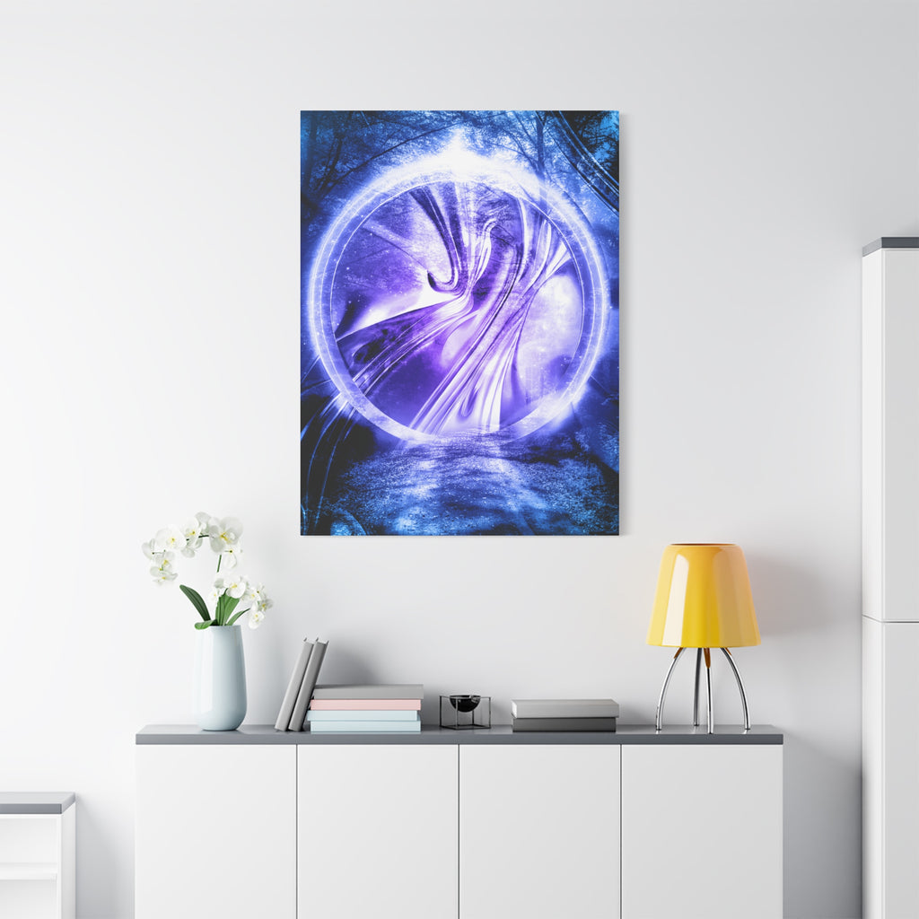 Lost Forest Magic Portal Canvas Art - Enchanted Mystical Woodland Decor