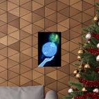 Solar Hand Poster - Abstract Spiritual Cosmic Art Print