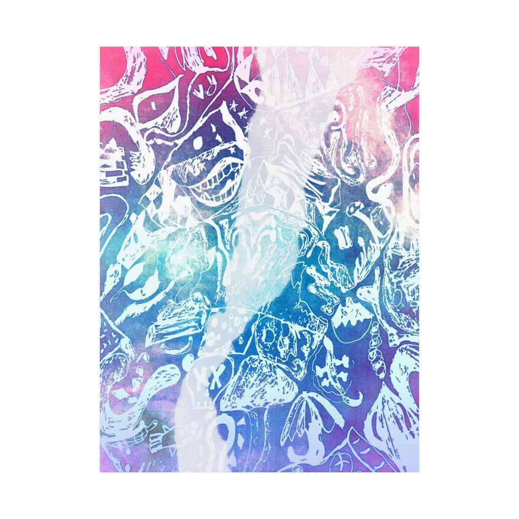 Doodles of a Lost Mind Poster - Torn Apart Doodle Art Print