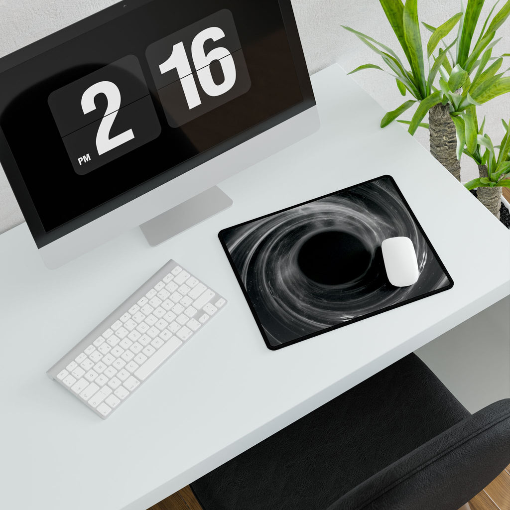 Deep Space Black Hole Cosmic Gaming Desk Mat