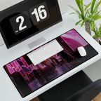 Japanese City Punk FX.3 Desk Mat - Cyberpunk Tokyo Mouse Pad