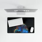 Stellar Castle Window Desk Mat - Galaxy Cosmos Mouse Pad