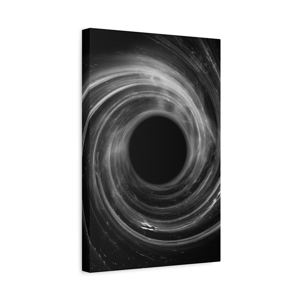 Black Hole Canvas Wall Art - Cosmic Universe Decor
