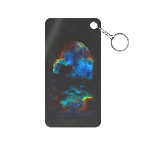 Stellar Castle Window Keychain - Galaxy Cosmos Acrylic Charm
