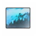 Blue Mountain Fog Mouse Pad - Misty Landscape Desk Mat