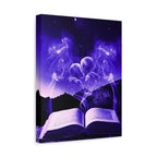 Magic Book Love Spell Canvas Wall Art - Witchy Fantasy Decor