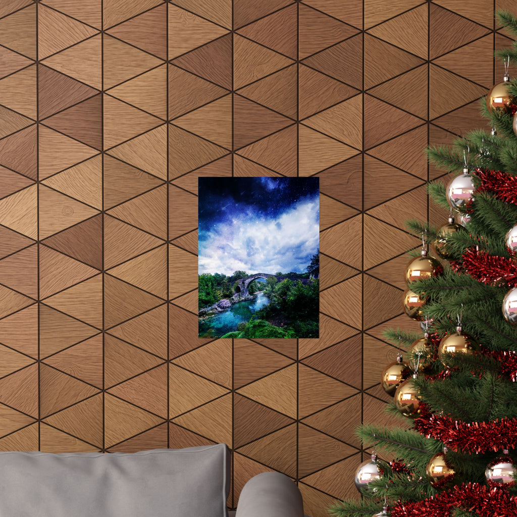 Enchanted Landscape Poster - Fantasy Forest Art Print