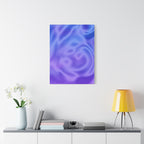 Liquid Metal Mist Pink Canvas Wall Art - Modern Textured Abstract Decor