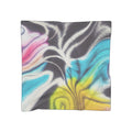 TieDye Night Scarf - Psychedelic Swirl Colors Shawl