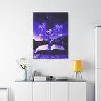 Magic Book Love Spell Canvas Wall Art - Witchy Fantasy Decor