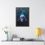 Skull Wall Art Framed Poster - Dark Gothic Skull Print