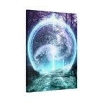 Lost Forest Magic Portal Canvas Wall Art - Mystical Fantasy Forest Decor