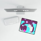 Glow Up Crt Art 0002 Layer 7 Desk Mat - Up 7 Mouse Pad