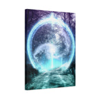 Lost Forest Magic Portal Canvas Wall Art - Mystical Fantasy Forest Decor