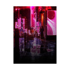 Japanese City Punk FX.3 Poster - Neon Tokyo Night Art Print