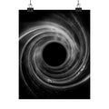 Black Hole Poster Print - Cosmic Deep Space Art