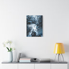 Frozen Forest Canvas Wall Art - Winter Wonderland Nature Decor