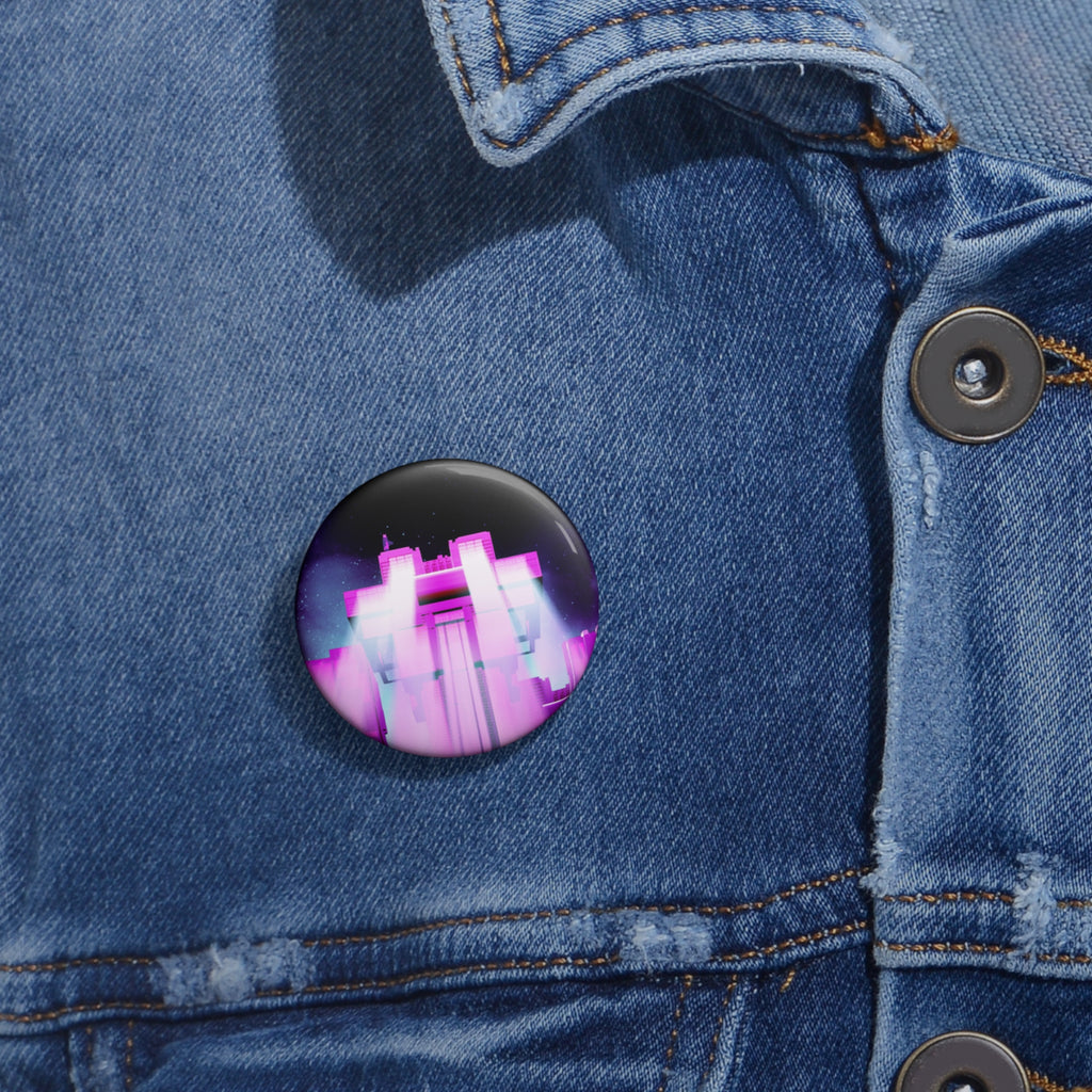 The City of Lights Night Urban Art Pin