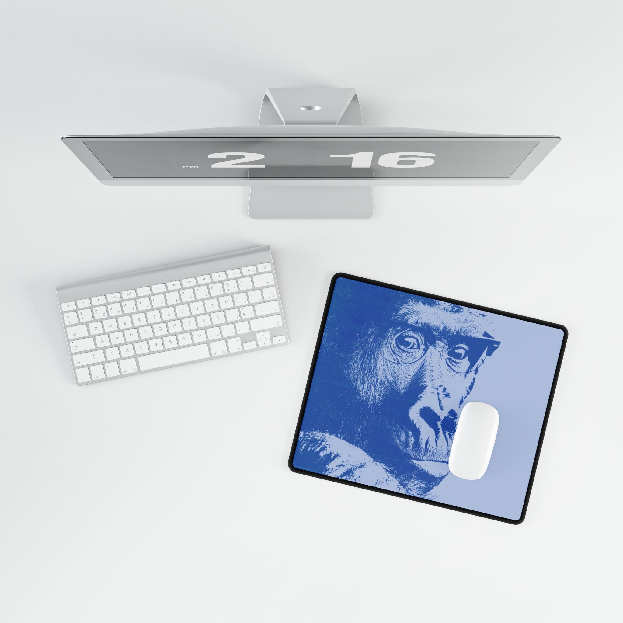 Educated Gorilla Desk Mat - Reading Book Mouse Pad
