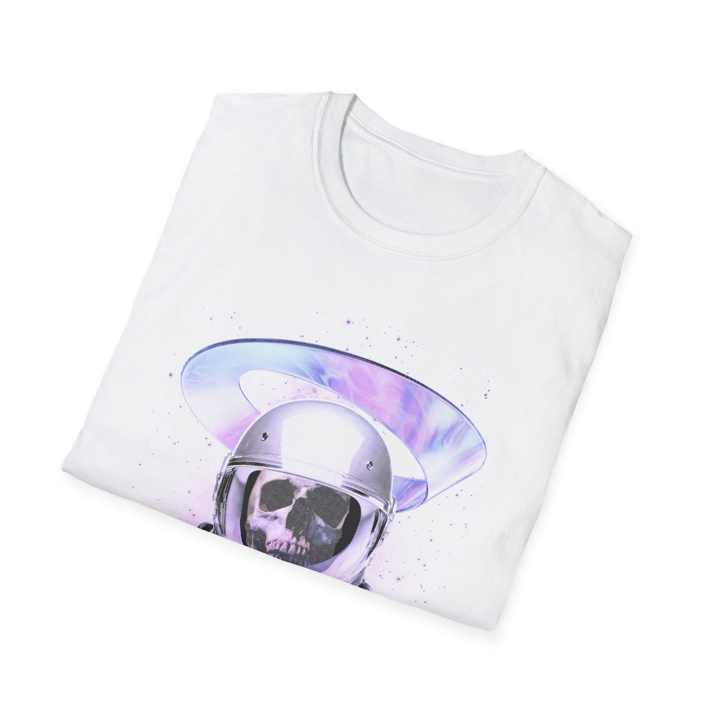 Astronaut Skeleton Skull Tee - Cosmic Horror Space Graphic Shirt
