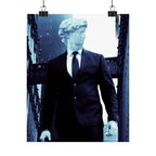 Statue Businessman Stylish Matte Vertical Poster - Modern Art Decor for Home & Office - Premium Quality