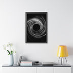 Black Hole Framed Poster - Cosmic Space Wall Art