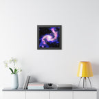 Star Formation Framed Vertical Poster - Stunning Galaxy Art for Home Decor