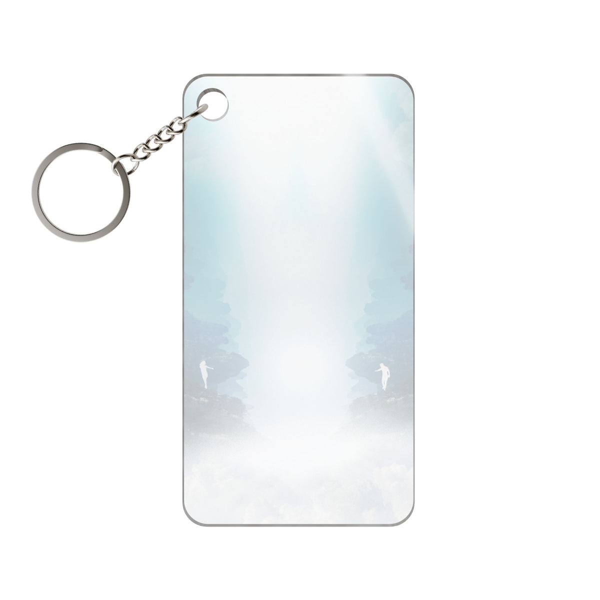 Lost Lovers Keychain - Couple Surreal Landscape Acrylic Charm