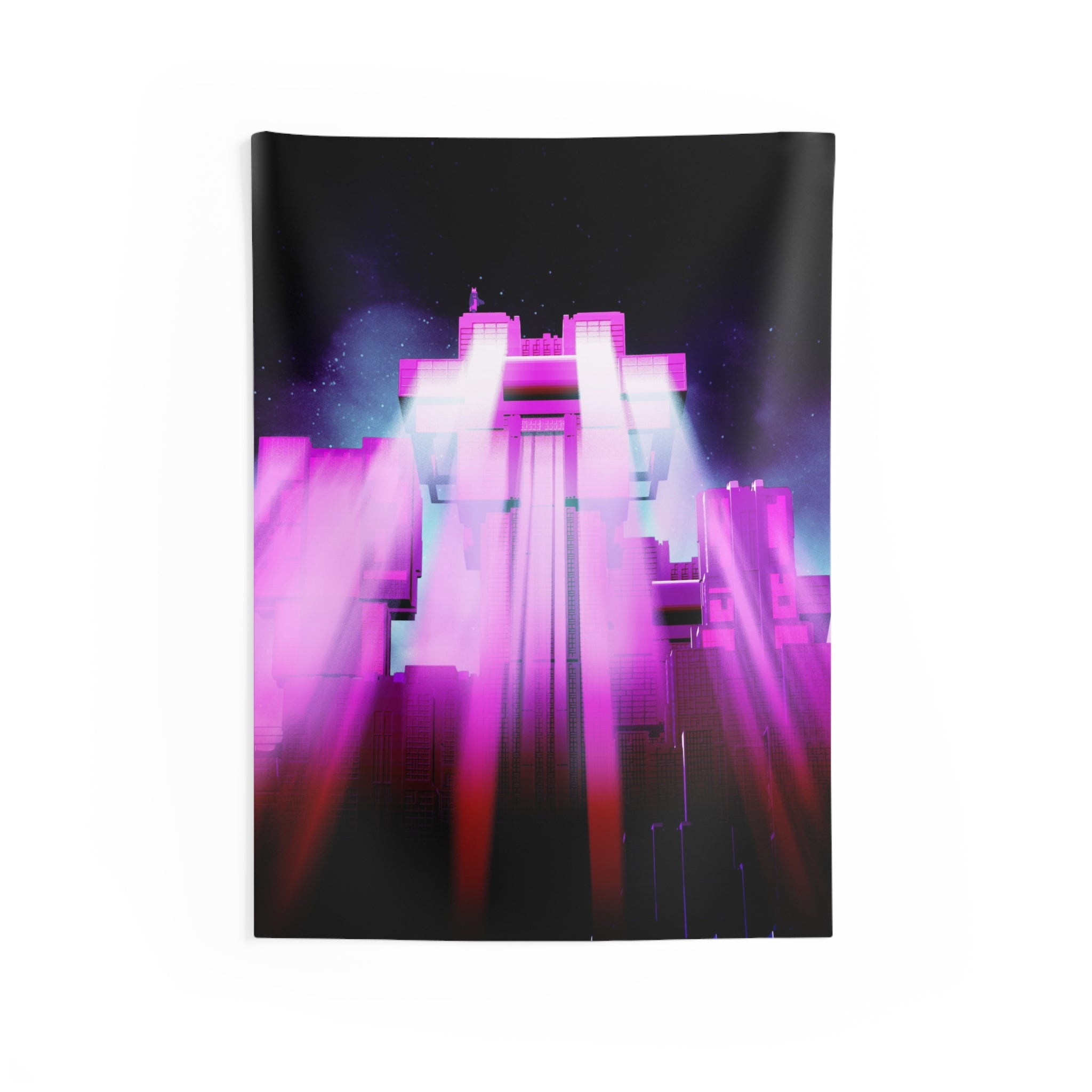 The City of Lights Art Tapestry
