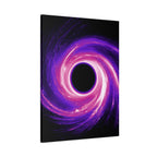 Neon Wave Horizon Canvas Wall Art - Retro 80s Cyberpunk Sunset