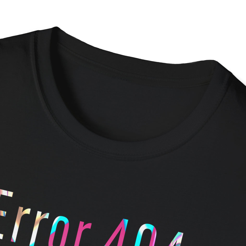 Error 404 Feelings Not Found Graphic Tee - Grunge Statement Shirt