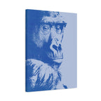 Educated Gorilla Canvas Wall Art - Abstract Modern Primate Decor