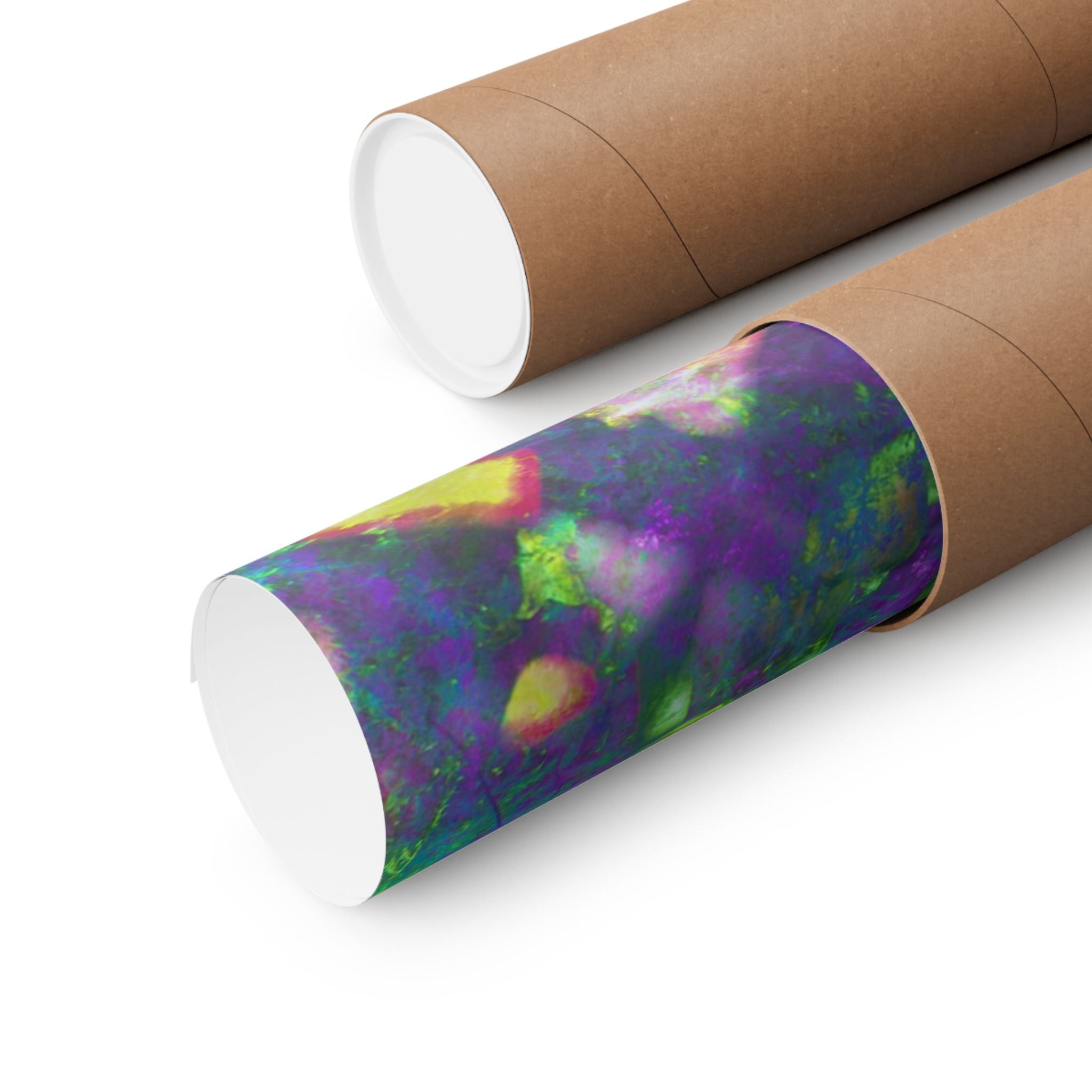 Trippy Cheetah Matte Poster Print