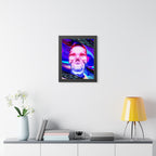 Free Your Mind Framed Poster - Psychedelic Skull Wall Art