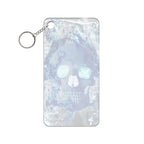 Blue Flame Skull Keychain - Gothic Fire Acrylic Charm