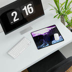 Winter Aurora Light Frozen Night Arctic Sky Desk Mat Mousepad