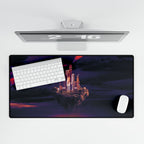 Abandoned Desert City Gaming Mouse Pad - Dystopian Desk Mat