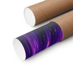 Purple Pink Wormhole Poster Print - Cosmic Vortex Art