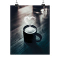 Coffee Love Poster Print - Cozy Cafe Aesthetic Art
