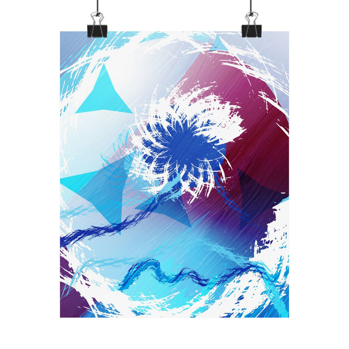 Geometry Portal Poster - Modern Abstract Geometric Art Print